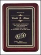 P3719  8 x 10.5 Rosewood Plaque Engraved
