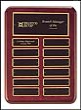 P3762 12 x 15 Rosewood Perpetual Plaque Engraved