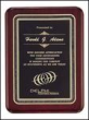 P3717  7 x 9 Rosewood Plaque Engraved