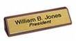 2 x 8 Nameplate with wood triangle base
Engraved, Engraver, Engraving, Etched, Name Plates, Identity tags, Identifiers,
Office signs, Signage, Laser, Lasered,  Carved, Ceramark, Lazered, Idaho,
Custom, personalized, full color, Business Logos, Gift Sho