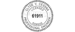 Rubber Stamp Engineer for State of
Kansas Electronic