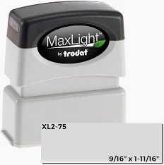 XL2-75 MaxLight Pre-Inked Stamp